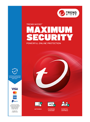 Official Trend Micro Maximum Security Product Box Image